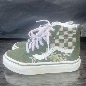 Green Hi-Top Vans